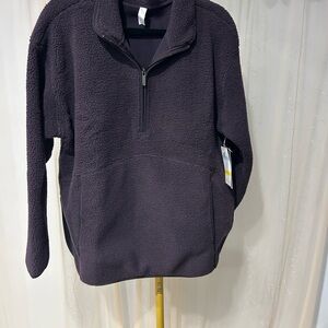 Zella Women's Purple Nebula Half-Zip Sweater